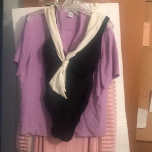 Albert Nipon Bathing Suit size 14 built in Bra Original Owner Summer